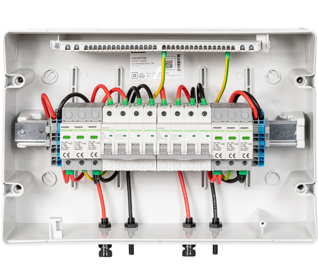 MADEnR - Coffret PV DC 1000V – 2 String – 2MPPT – Parafoudre DC