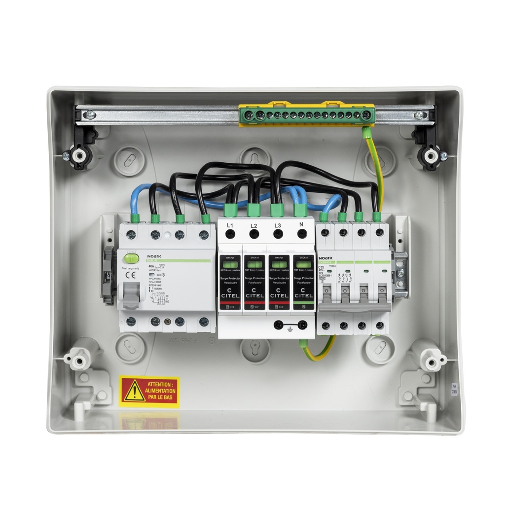 MADEnR - Coffret PV AC 12kW triphasé – 300mA – C25
