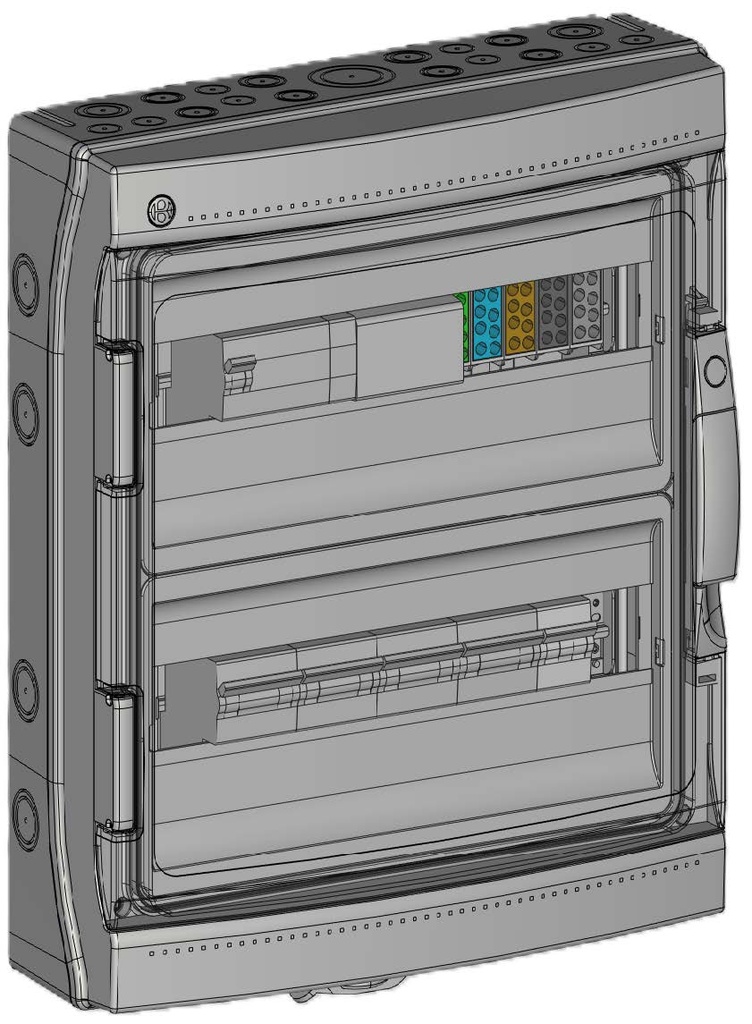 MADEnR - Coffret PV AC 25/36kW triphasé 4 lignes – Micro onduleur