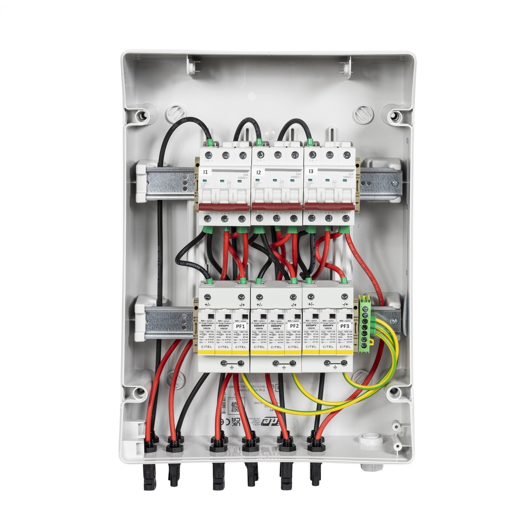 TECHNIDEAL - COFDC 3 mppt / 1 string par MPPT / INTER  25 AMP-1000VDC