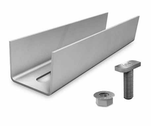 1004107 - K2 SYSTEMS Kit connecteur de rail pour SolidRail