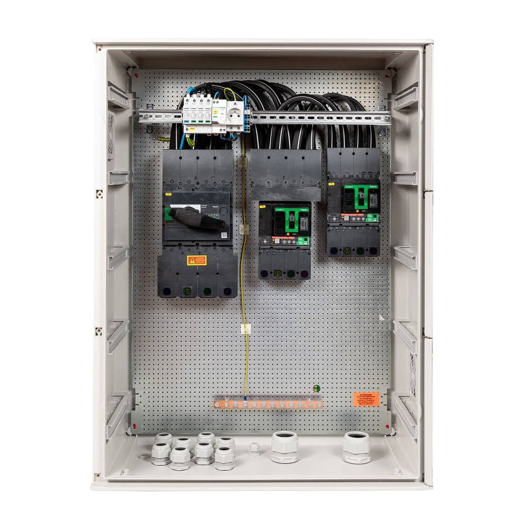 MADEnR - Coffret de protection AC pour un onduleur de 125kW triphasé (C250)