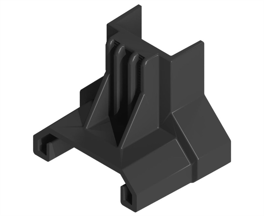 ESDEC – ClickFit EVO – Embout de fixation terminal noir ( FIBRO )
