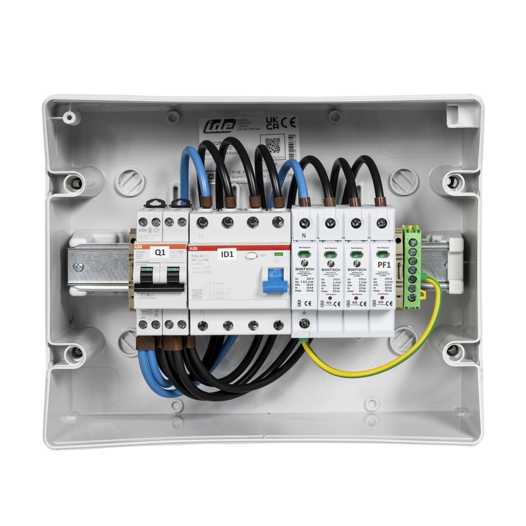 TECHNIDEAL - Coffret de protection AC pour un onduleur de 20-25kW triphasé