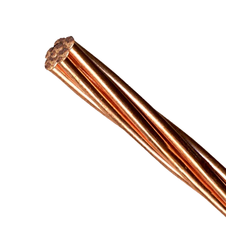 MIGUELEZ - TERRANAX Cuivre nu 25 mm2 C25 - Couronne de 25 mètres.