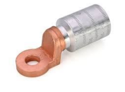 SORECA - COSSE ALU/CUIVRE FÛT COURT - SECTION - 95mm² diam. 10mm rétreint hexagonal