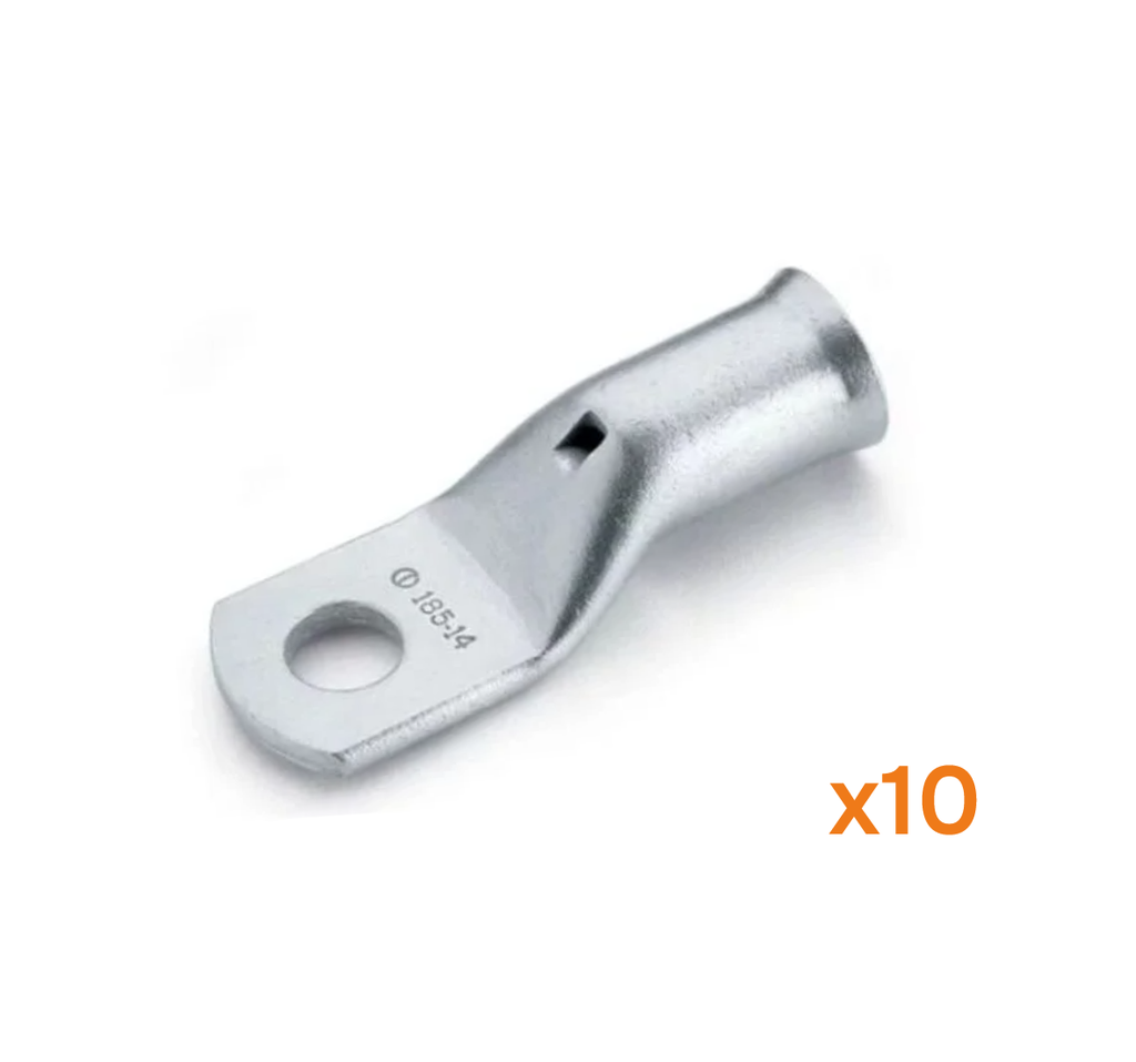 COSSE TUBULAIRE - CUIVRE NFC 20-130 - SECTION - 185mm² - diam. 10mm (10 pcs)